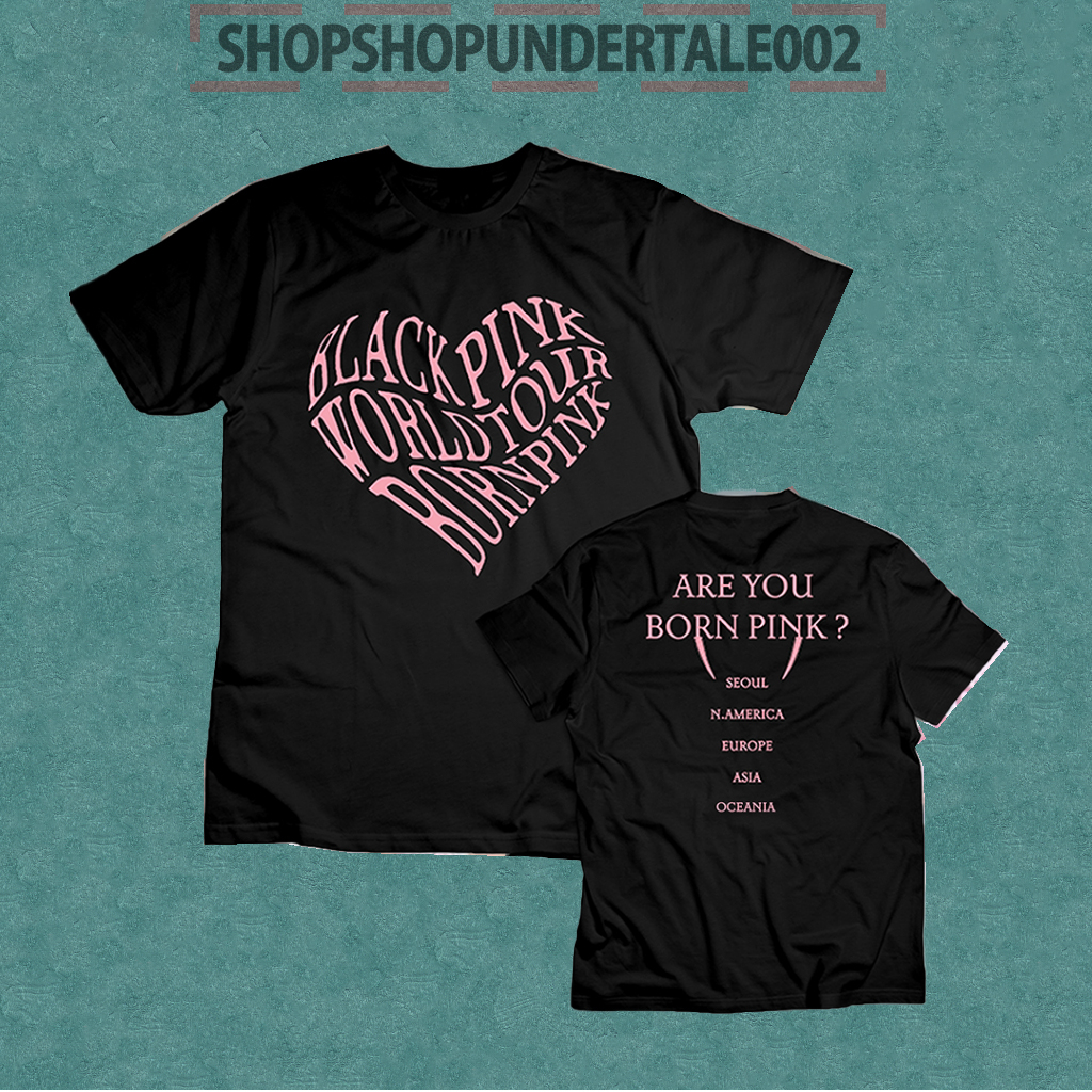 Áo thun | "Artist" | "KPOP" | "Born Pink logo. Chất thun thoáng mát