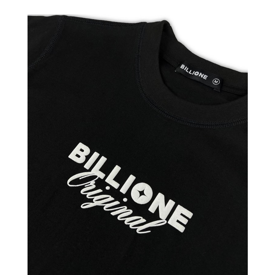 Áo Phông Nữ "Billione Original Baby Tee" 100% Cotton 280GSM Đen