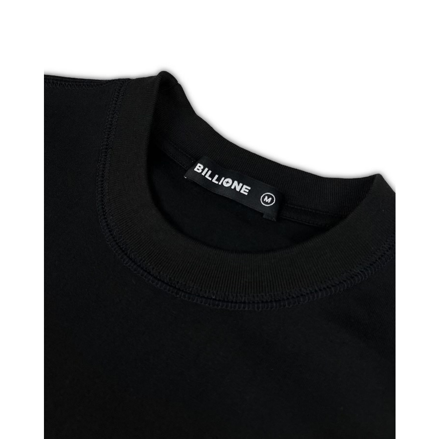 Áo Phông Nữ "Billione Original Baby Tee" 100% Cotton 280GSM Đen