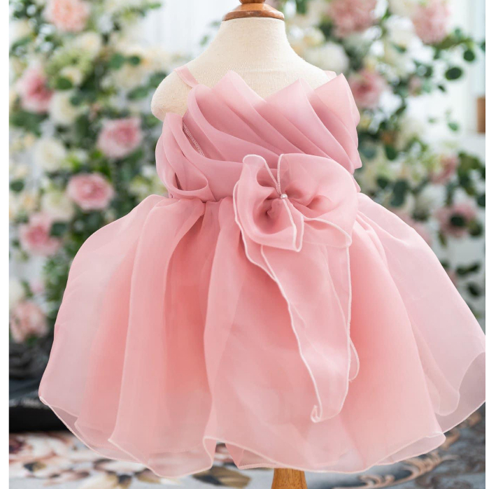 Váy Công Chúa Xếp Ly Cho Bé Gái Từ Trên 6Kg Siêu Đáng Yêu Đủ Màu