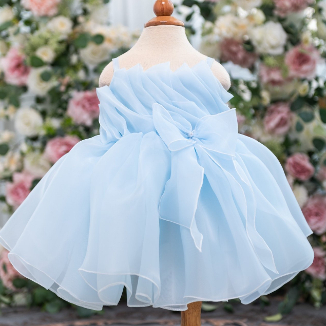 Váy Công Chúa Xếp Ly Cho Bé Gái Từ Trên 6Kg Siêu Đáng Yêu Đủ Màu