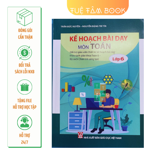 Sách - Kế hoạch bài dạy môn Toán 6 (theo sách giáo khoa Toán Chân trời sáng tạo)