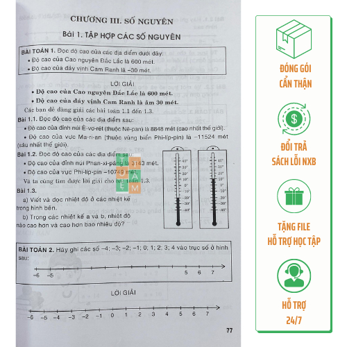 Sách - Định hướng và phát triển tư duy giải bài tập Toán khó lớp 6  - tập 1 và tập 2