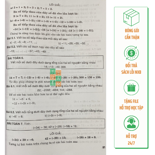 Sách - Định hướng và phát triển tư duy giải bài tập Toán khó lớp 6  - tập 1 và tập 2