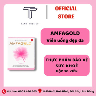Viên uống collagen, hỗ trợ làm đẹp da đẹp tóc AMFAGOLD Hộp 30 viên