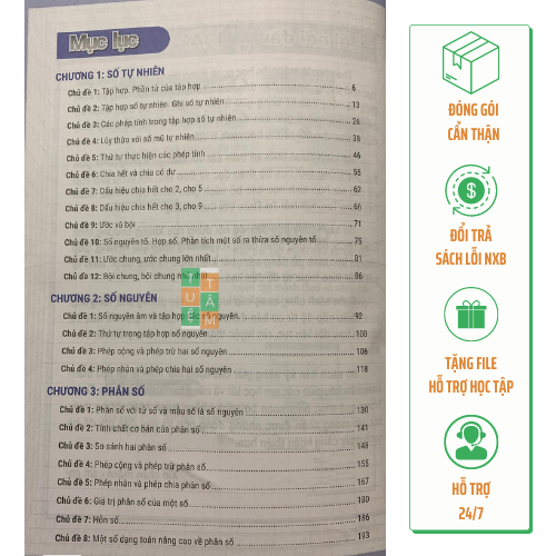 Sách - Rèn kĩ năng giải các dạng bài Toán 6  - tập 1 và tập 2