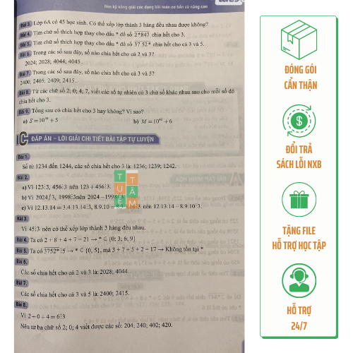 Sách - Rèn kĩ năng giải các dạng bài Toán 6  - tập 1 và tập 2