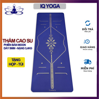  Thảm tập yoga cao su phủ xơ dừa Luxury pro MOON chính hãng  TẶNG KÈM TÚI  
