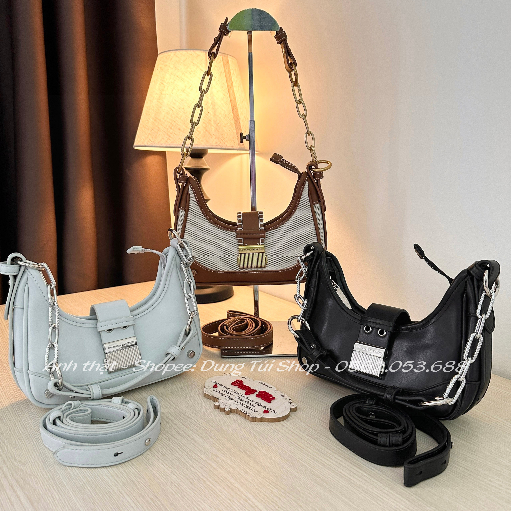 Túi nữ đeo chéo + đeo vai size 23 mẫu mới form dáng đi chơi, đi làm đều được CK2-40271053 full màu