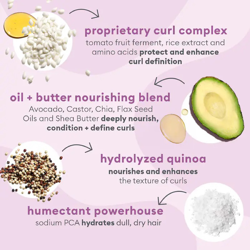 Mặt nạ ủ cho tóc xoăn Briogeo Curl Charisma™ Rice Amino + Avocado Hydrating & Defining Hair Mask