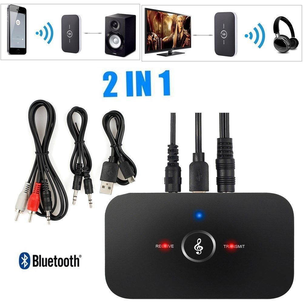 Bộ Thu Phát Âm Thanh Bluetooth B6 - 2 in 1 Bluetooth Receiver - Bluetooth Transmiter dùng cho Xe Hơi Loa Amply PC TV ... | BigBuy360 - bigbuy360.vn
