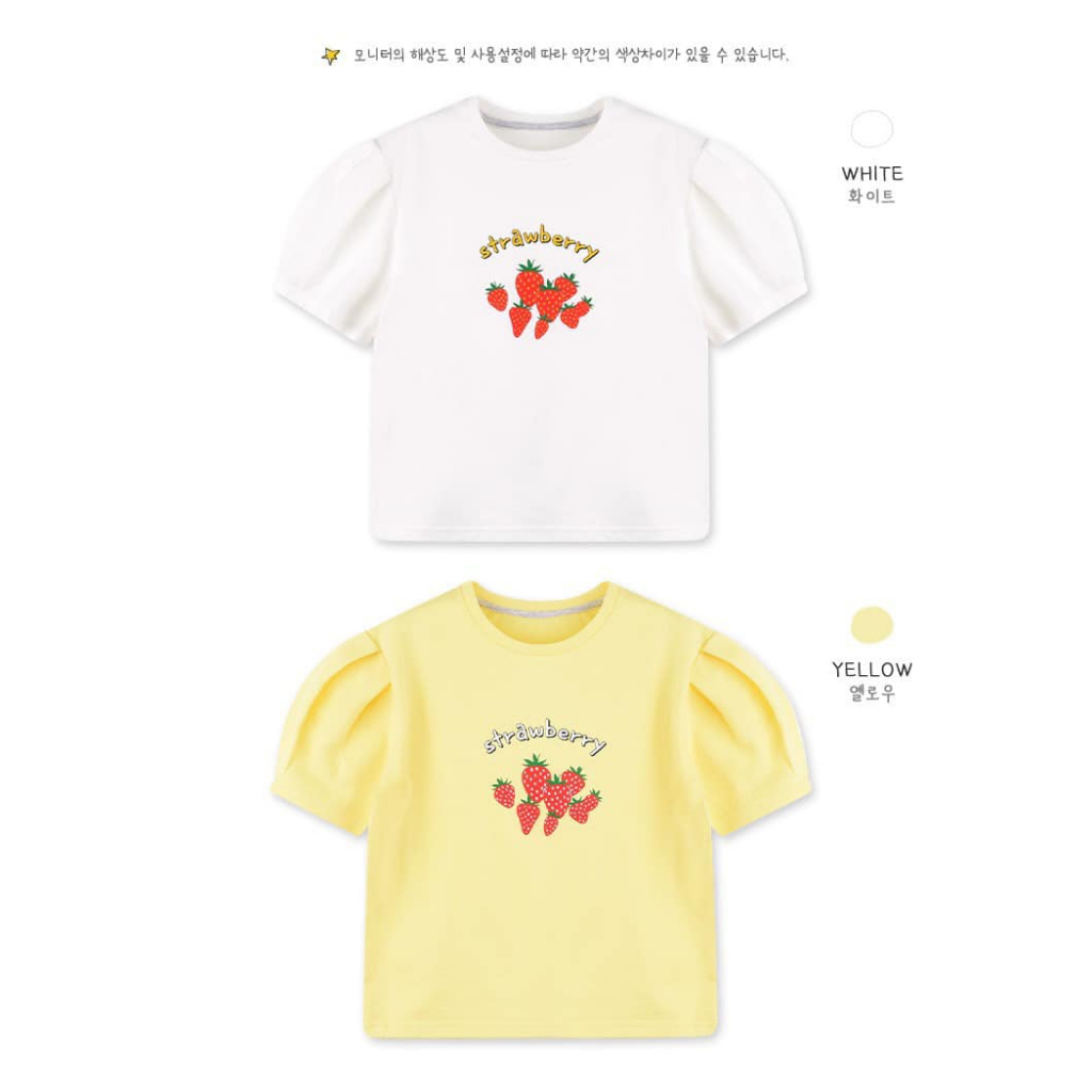 Áo thun bé gái tay bồng LILI xuất Hàn lỗi nhỏ