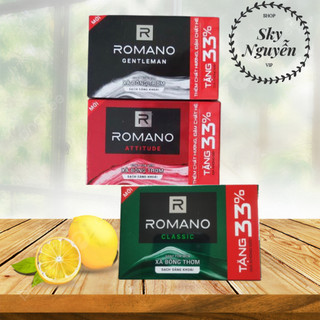 (Tặng 33%) Xà Bông Cục Romano 120g.