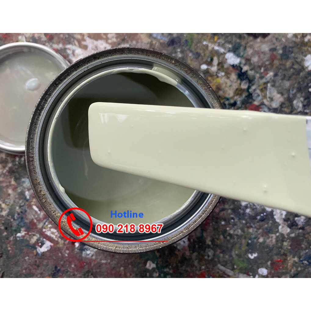 Sơn pha sẵn màu County kem 1 bộ 1.5 Lít đã bao gồm đóng rắn sơn ô tô
