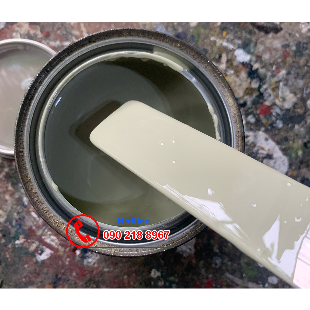 Sơn pha sẵn màu County kem 1 bộ 1.5 Lít đã bao gồm đóng rắn sơn ô tô