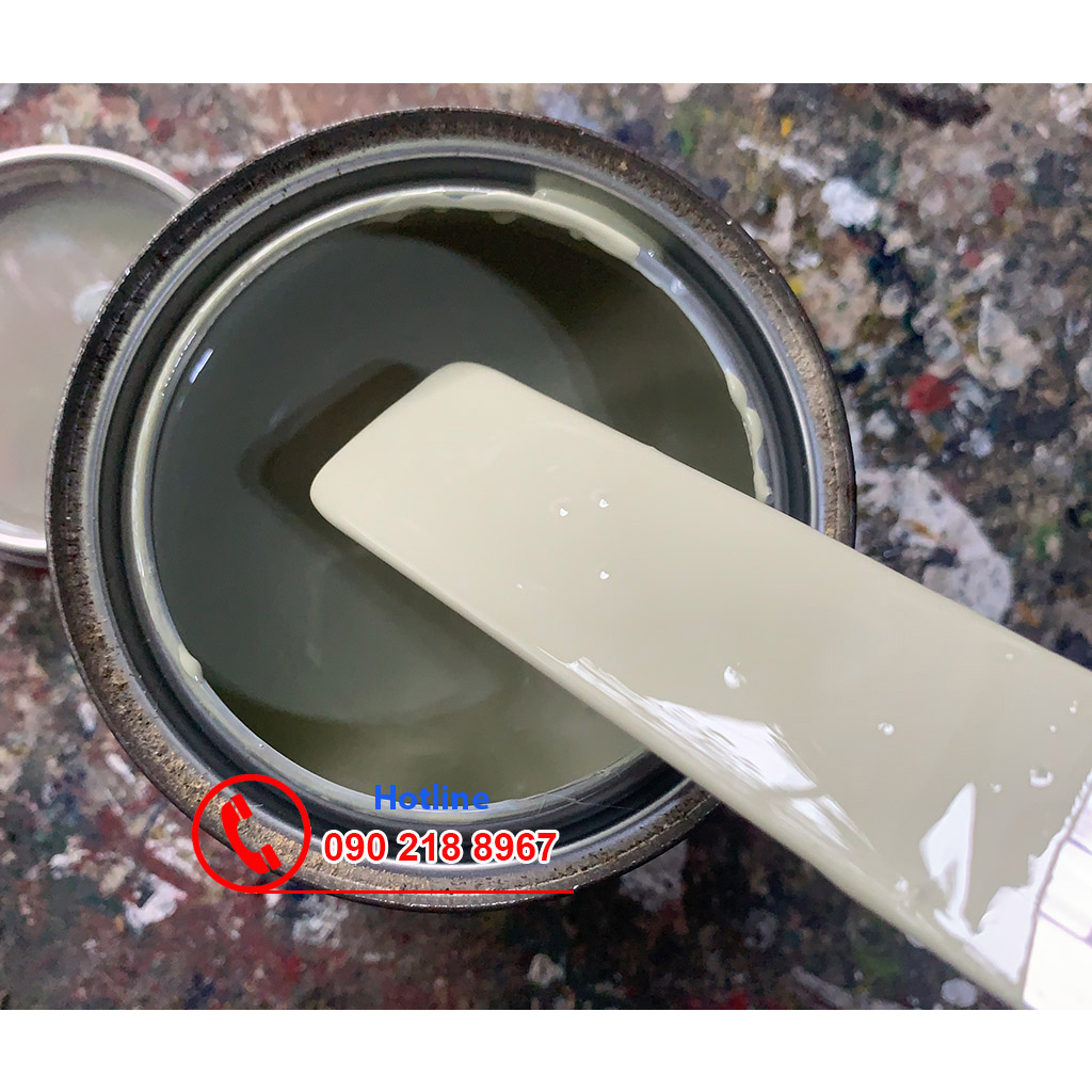 Sơn pha sẵn màu County kem 1 bộ 1.5 Lít đã bao gồm đóng rắn sơn ô tô