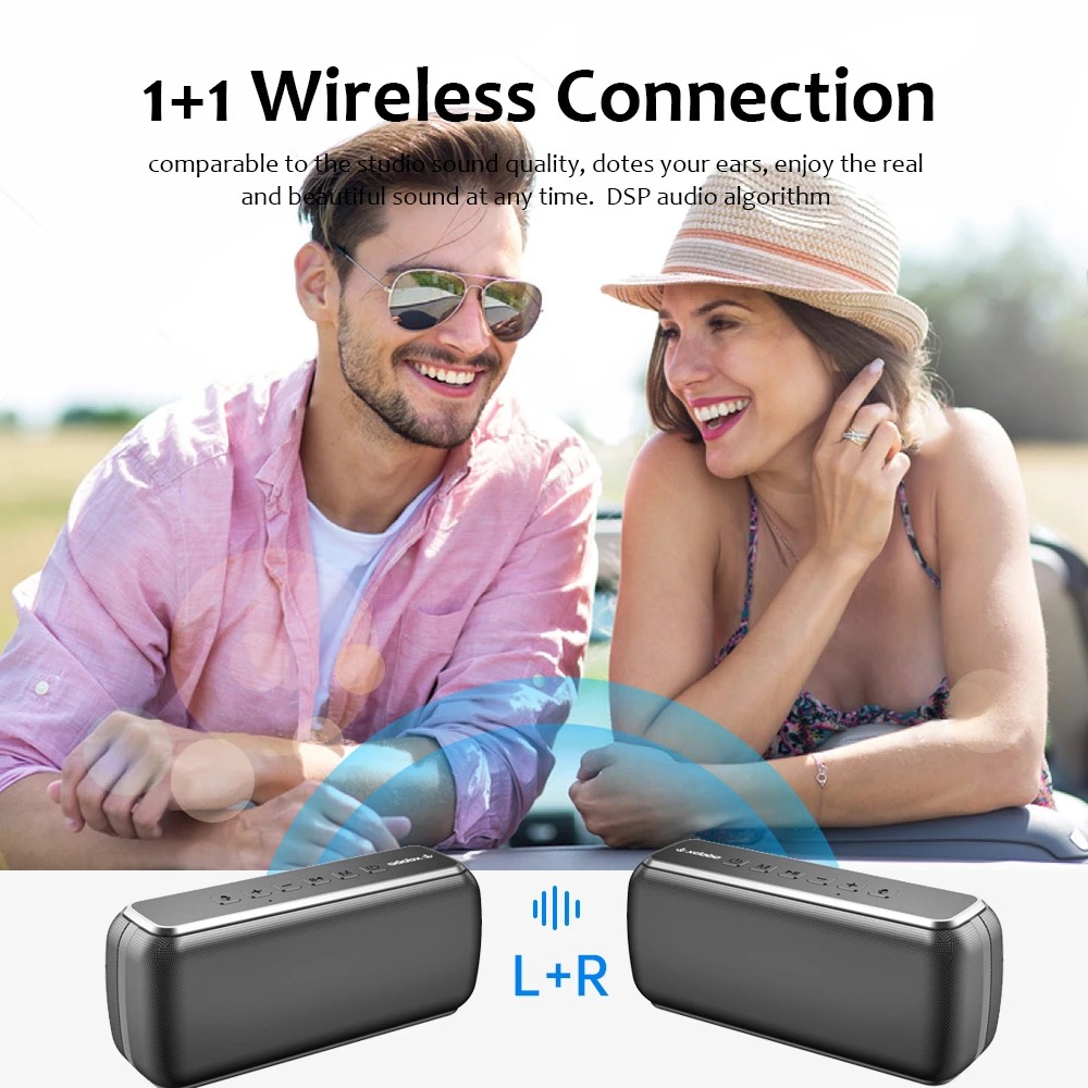Loa Bluetooth 5.0 Xdobo X8 II Công Suất 60W Âm Thanh Vòm 360 Độ Bass Siêu Trầm, Chống Nước IPX5, Tích Hợp Pin 6600mAh