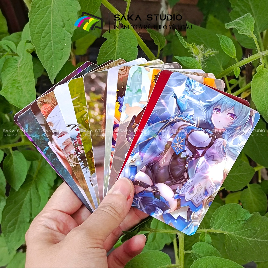 In Card bo góc theo yêu cầu ÉP PLASTIC cứng cáp, dày dặn