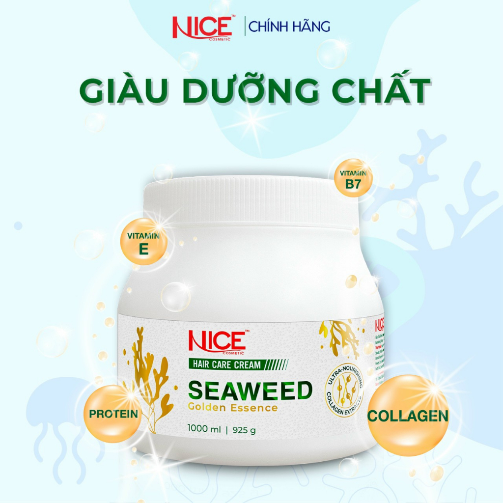 KEM HẤP Ủ TÓC  TẢO BIỂN VÀNG