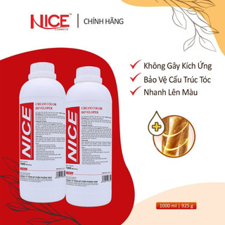 Kem oxy nhuộm tóc - trợ nhuộm nice chính hãng 1000ml
