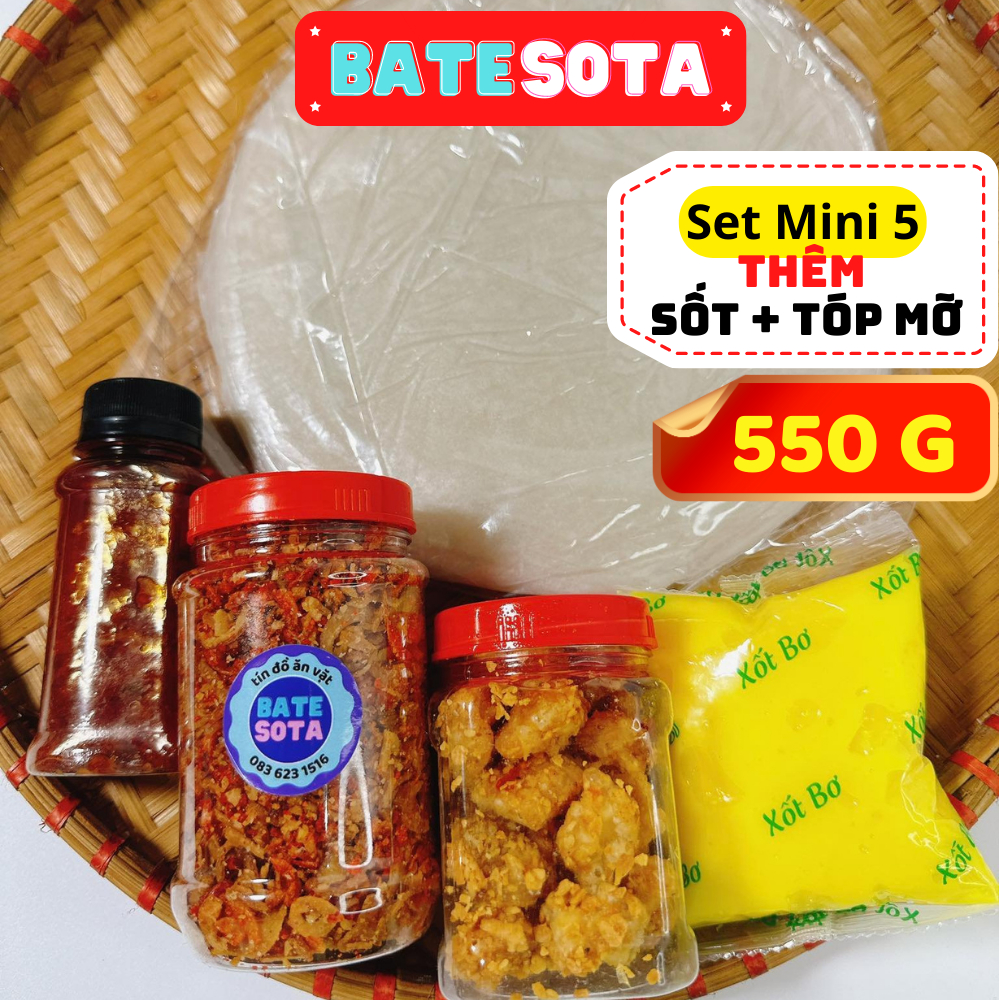 Combo Mini Siêu Rẻ Bánh Tráng Phơi Sương Đặc Sản Tây Ninh Giao Hỏa Tốc Hà Nội BATESOTA