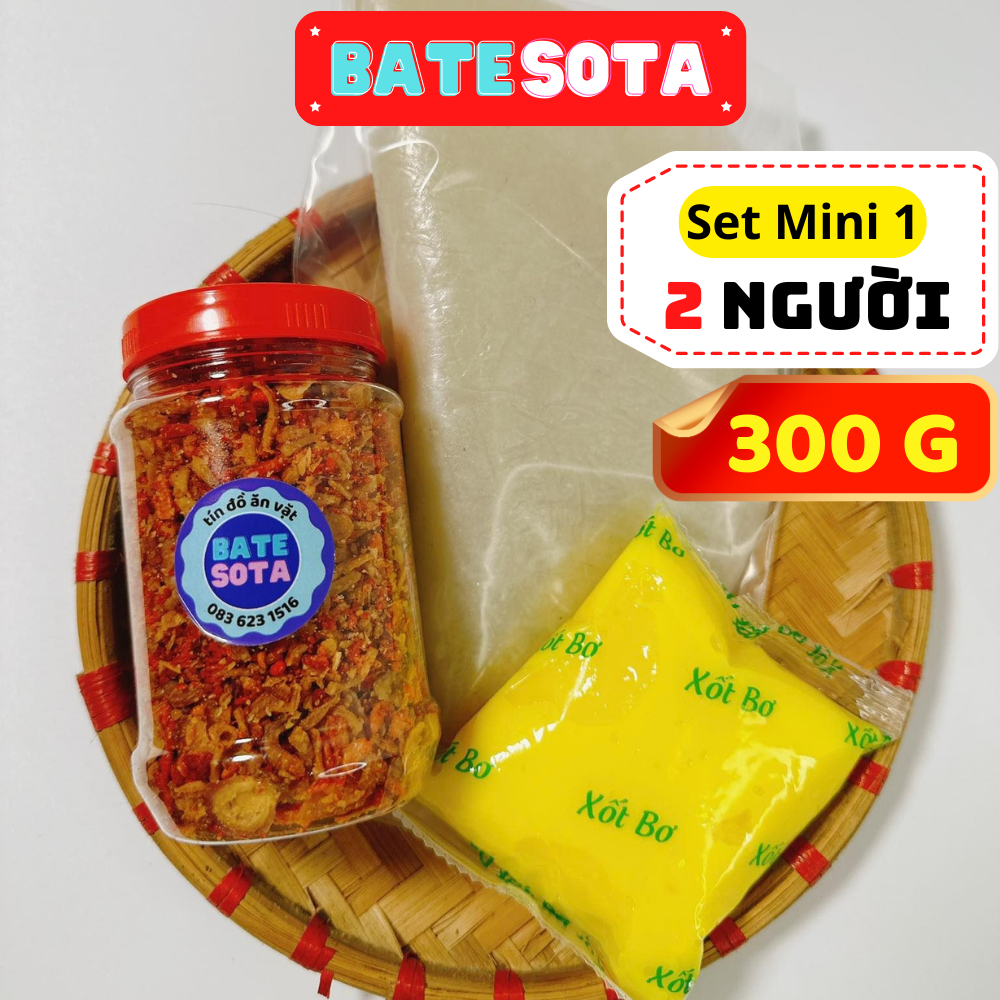 Combo Mini Siêu Rẻ Bánh Tráng Phơi Sương Đặc Sản Tây Ninh Giao Hỏa Tốc Hà Nội BATESOTA