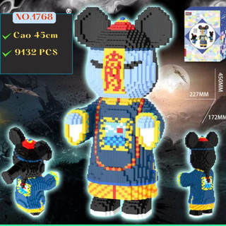 Cương Thi Mô Hình Lắp Ráp Zombie Bearbrick Quà Tặng Lắp Ghép Sưu Tầm Decor