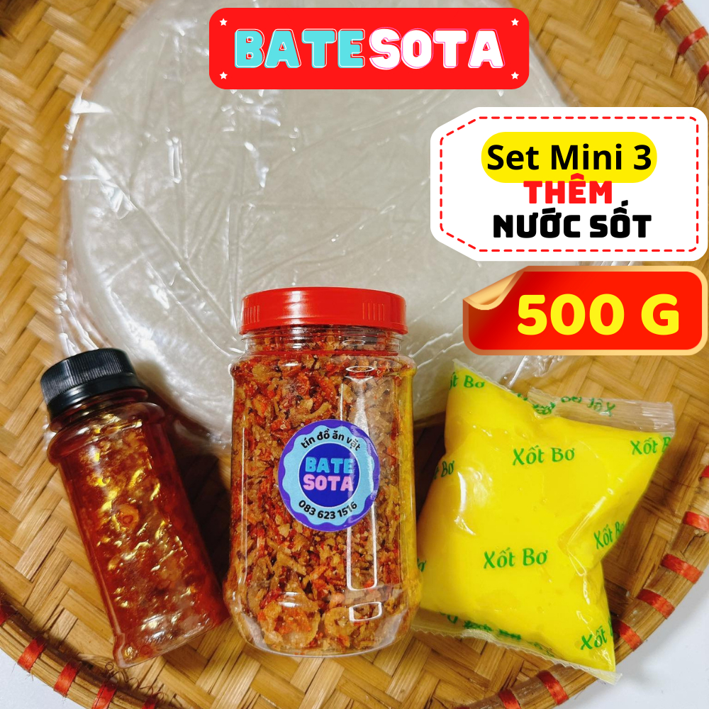 Combo Mini Siêu Rẻ Bánh Tráng Phơi Sương Đặc Sản Tây Ninh Giao Hỏa Tốc Hà Nội BATESOTA