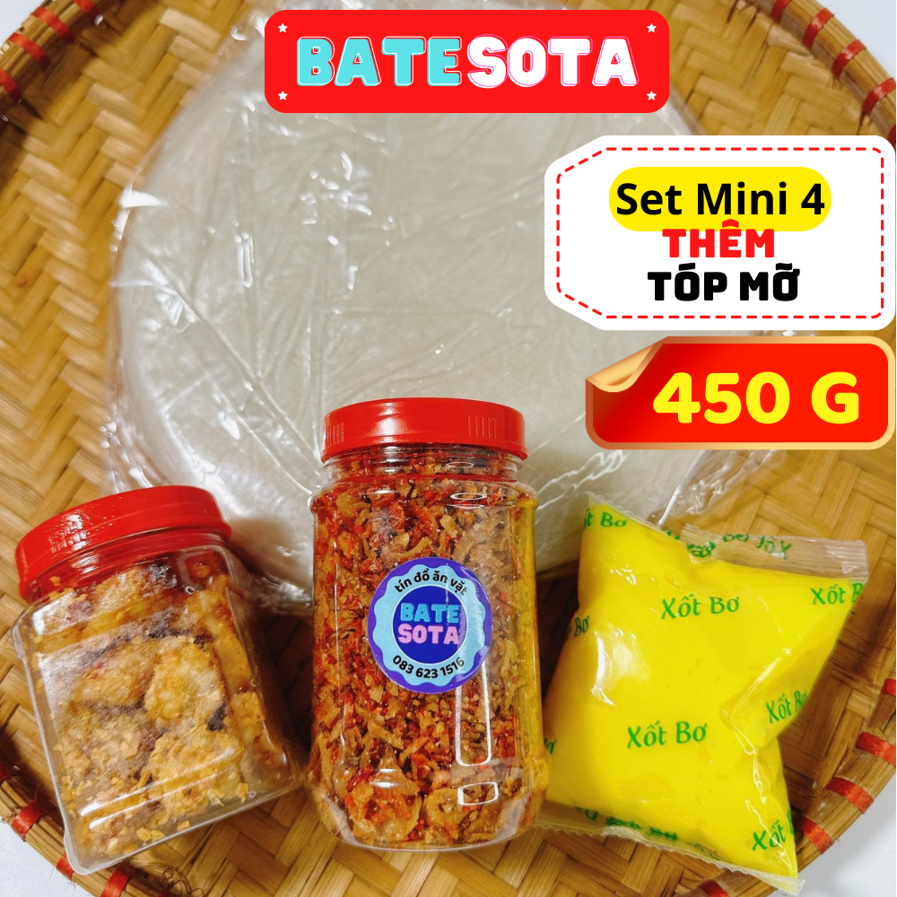 Combo Mini Siêu Rẻ Bánh Tráng Phơi Sương Đặc Sản Tây Ninh Giao Hỏa Tốc Hà Nội BATESOTA