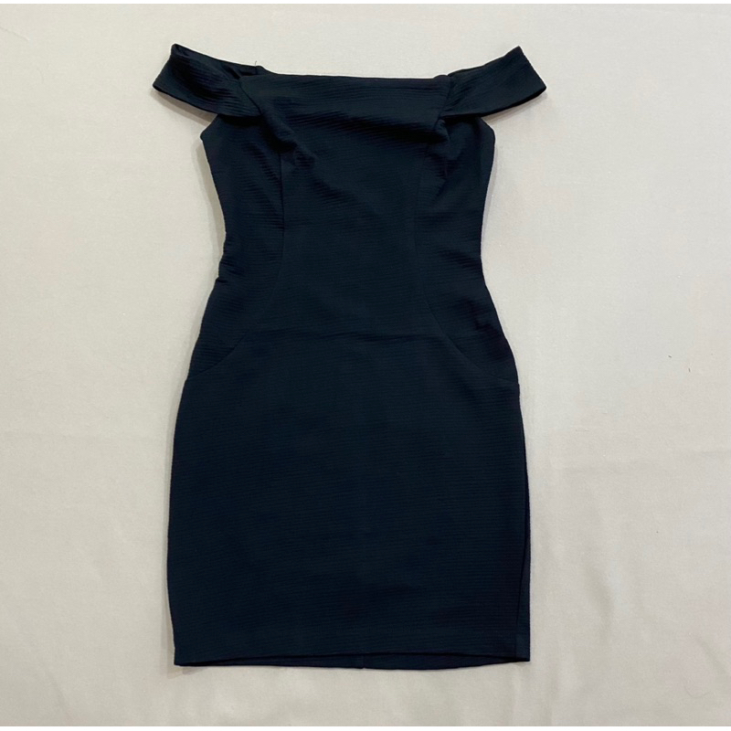 Đầm thun gân bẹt vai xuất khẩu - Thanh lý vnxk