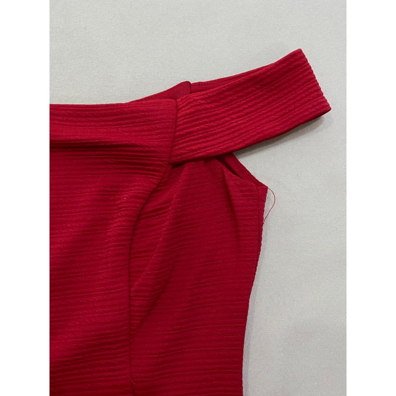 Đầm thun gân bẹt vai xuất khẩu - Thanh lý vnxk