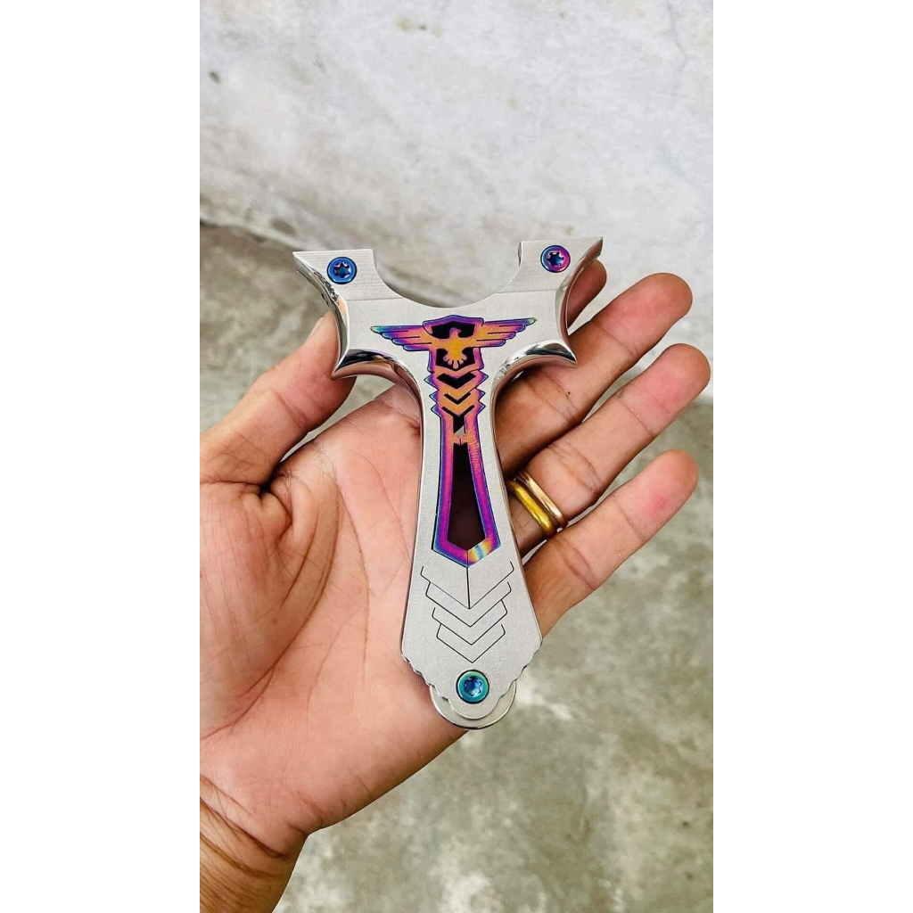 Ná thiên ưng hoàn thiện logo titan gắn hít bi