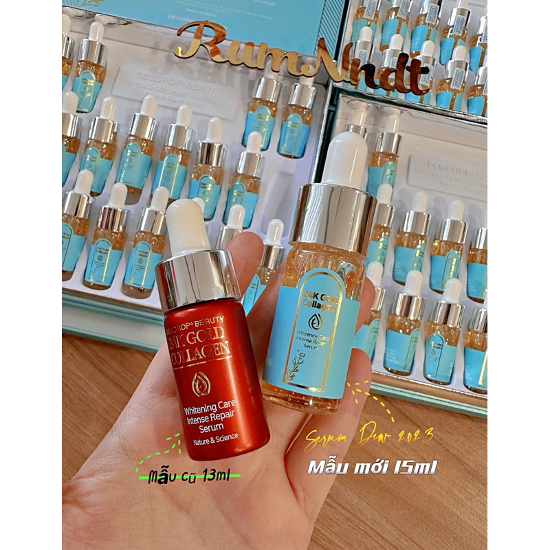 SERUM DEWDROP 24K COLLAGEN SERUM mẫu mới 2023