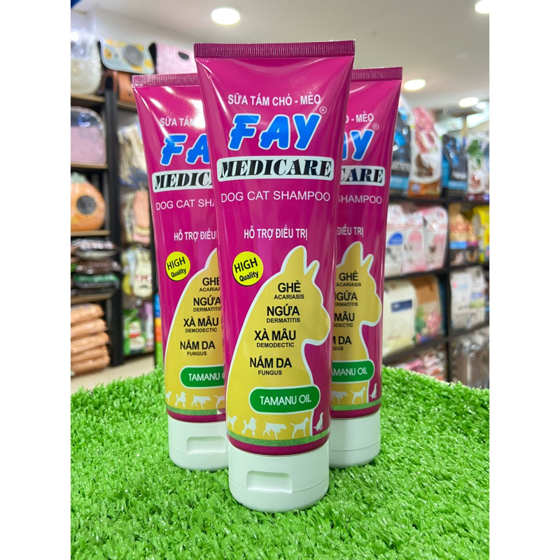 Sữa tắm FAY Medicare vảy gầu (nấm, ngứa, ghẻ, xà mâu) 290ml