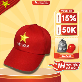 Mũ cờ đỏ sao vàng hãng vali Bamozo cực đẹp