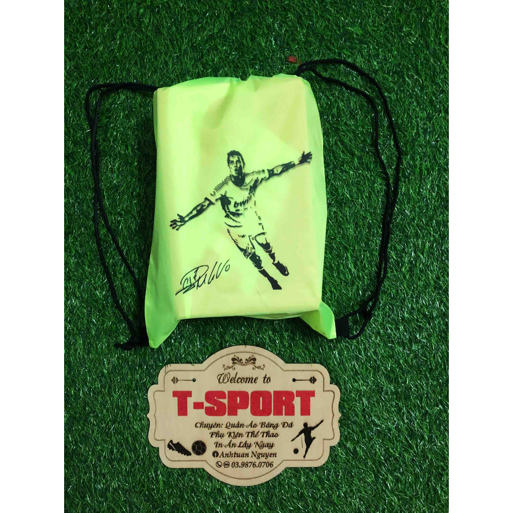 Túi dây rút thể thao đựng giày, quần áo in hình, tên số theo yêu cầu