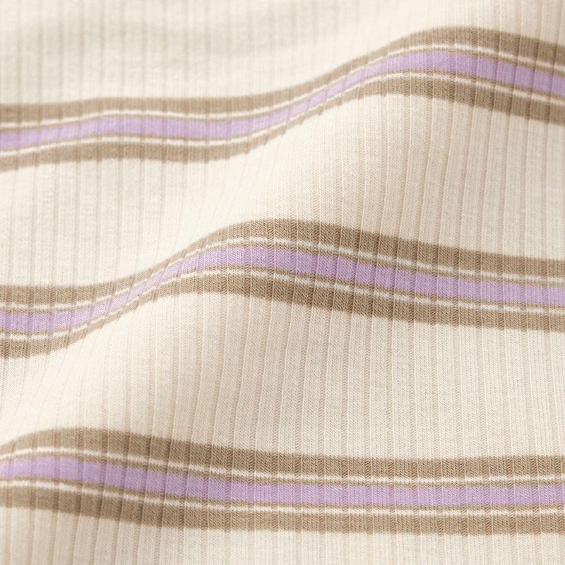 Áo thun kiểu gân tăm cổ tim rút dây trước ngực - GU thời trang Nhật Bản sành điệu