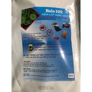 Đệm Lót sinh học bala 102 ( gói 2kg )