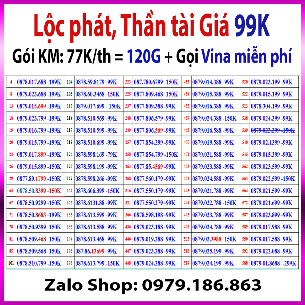 Sim 4G itel Mạng Vinaphone Gói May -Data 90Gb  - Gọi Miễn Phí +60 SMS - Sim 4G Giá Rẻ
