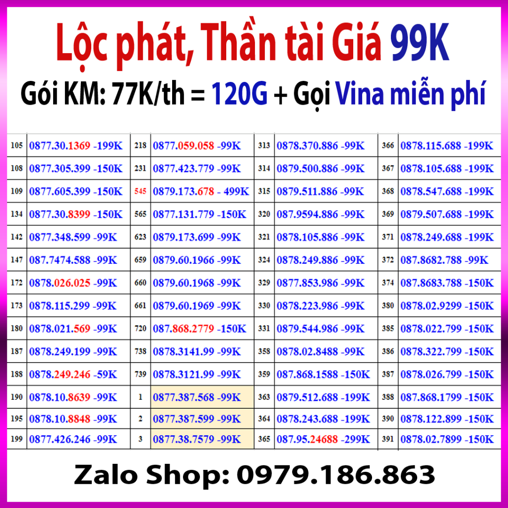 Sim 4G itel Mạng Vinaphone Gói May -Data 90Gb  - Gọi Miễn Phí +60 SMS - Sim 4G Giá Rẻ