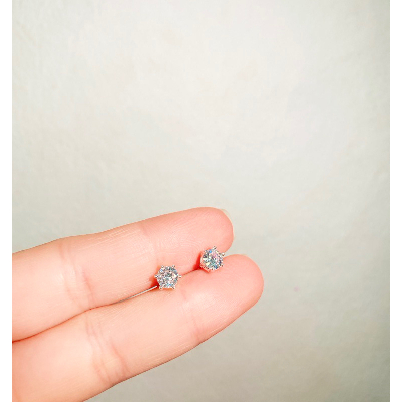 Khuyên tai NỤ BẠC ta Nam và Nữ 5mm, 3mm , 2mm  - ByDum