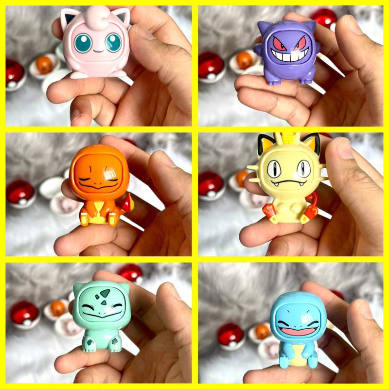 Mô hình Pokemon Face-changing thay đổi 4 sắc thái khuôn mặt dễ thương đi kèm Pokeball.