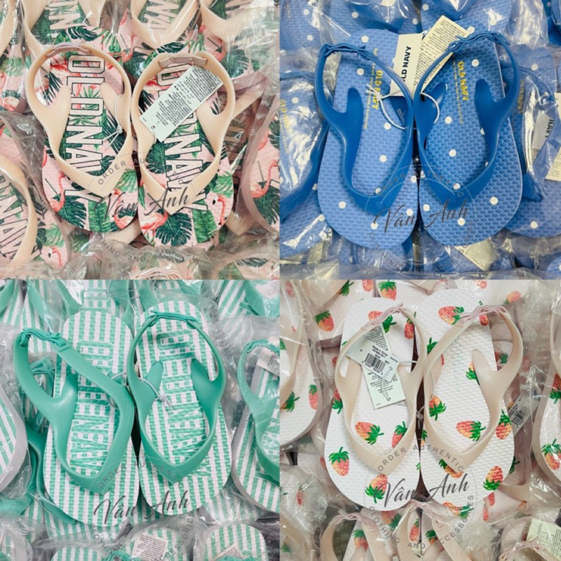 Dép tông siêu nhẹ bé gái hàng Oldnavy mẫu new