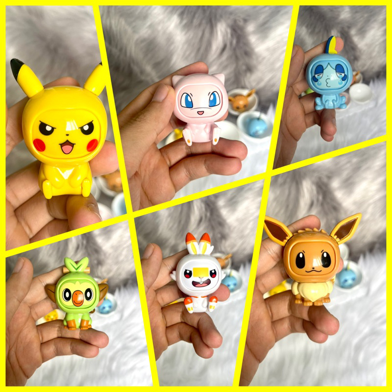 Mô hình Pokemon Face-changing thay đổi 4 sắc thái khuôn mặt dễ thương đi kèm Pokeball.