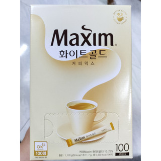 Cà phê maxim white gold mix hàn quốc hộp 100 gói - 맥심 커피 화이트 골드