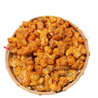Tóp mỡ da giòn rim tỏi ớt