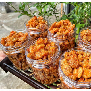 Tóp mỡ da giòn rim tỏi ớt