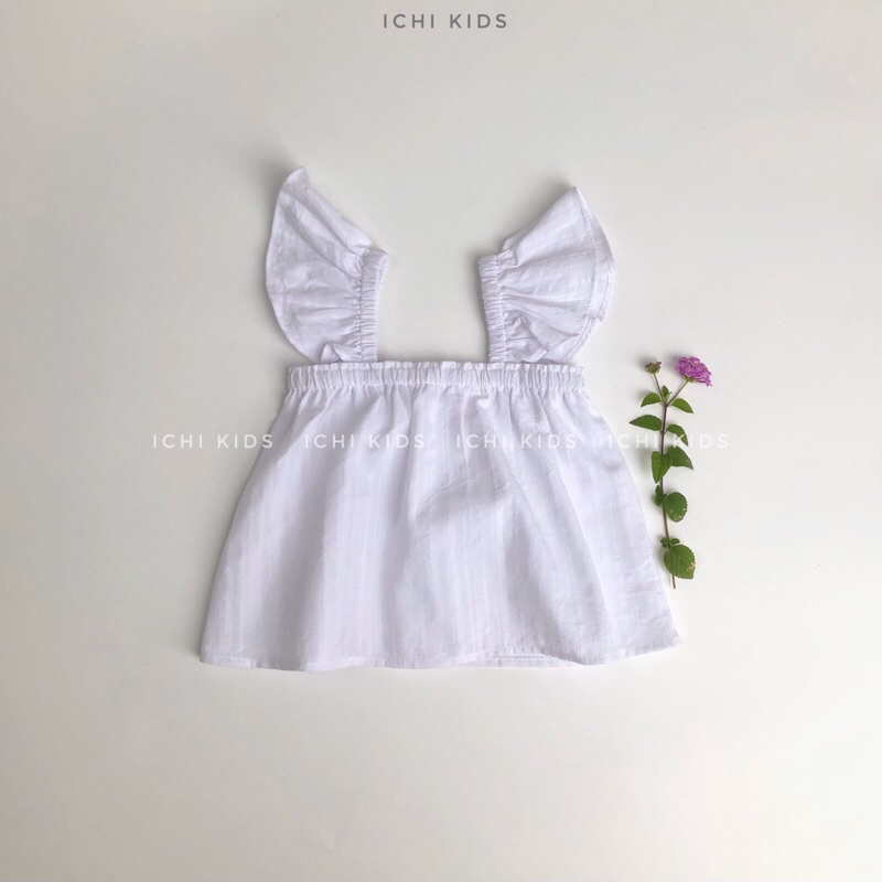 Set cánh tiên vải thô cotton cho bé gái