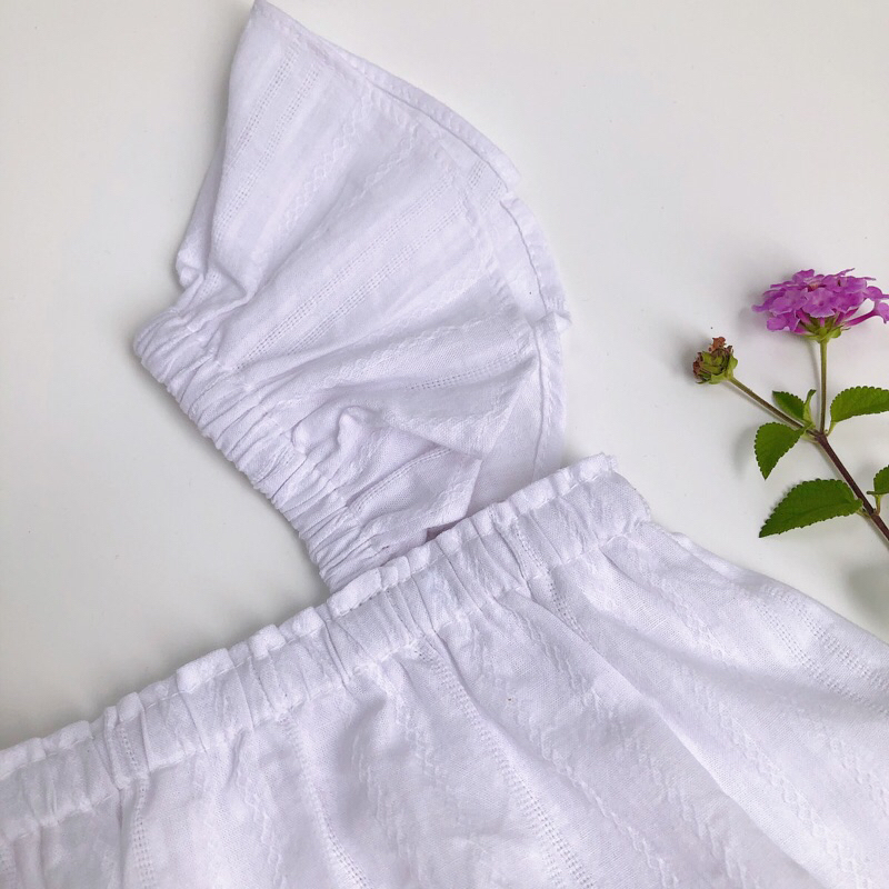 Set cánh tiên vải thô cotton cho bé gái