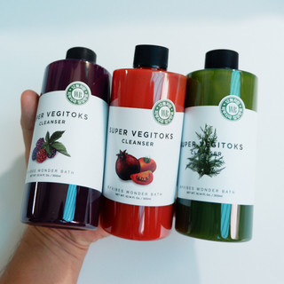 Sữa Rửa Mặt Thải Độc Rau Củ Super Vegitoks Cleanser 300ml